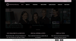 Desktop Screenshot of maximum-beauty.co.uk